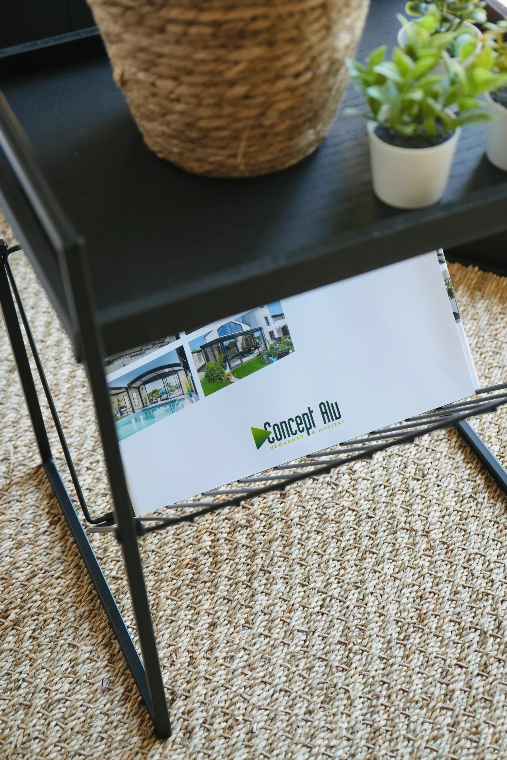 L'agence impact shooting équipe magasin concept alu